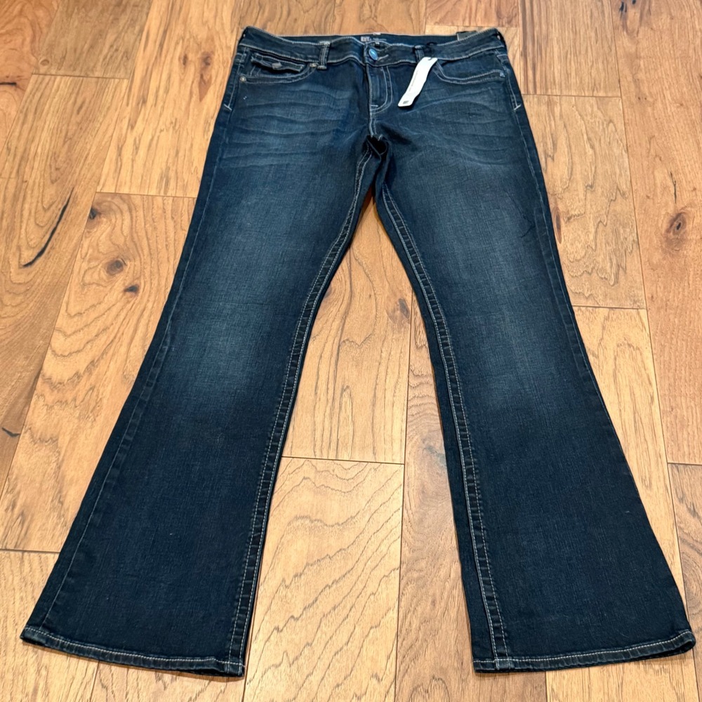 KUT from the Kloth Natalie High Rise Bootcut Jeans Dark Wash Size 14 NWT